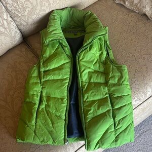 Like new Vibrant Green Puffer Vest